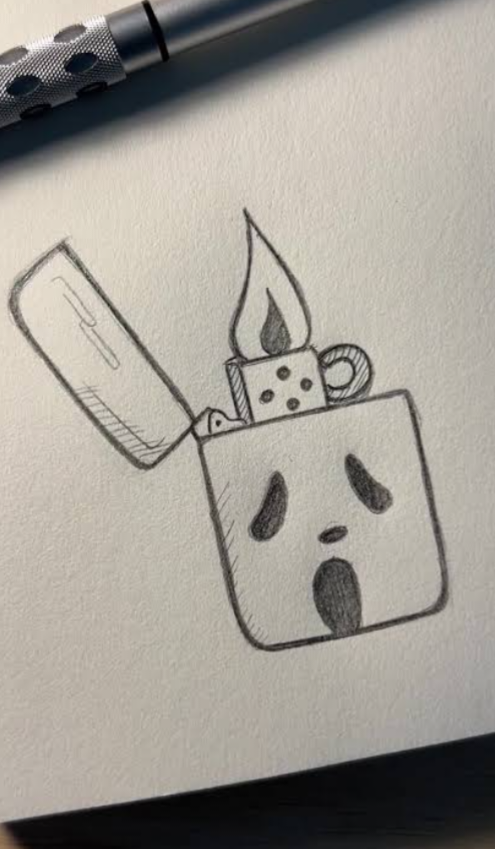 Cute Ghost Face Lighter