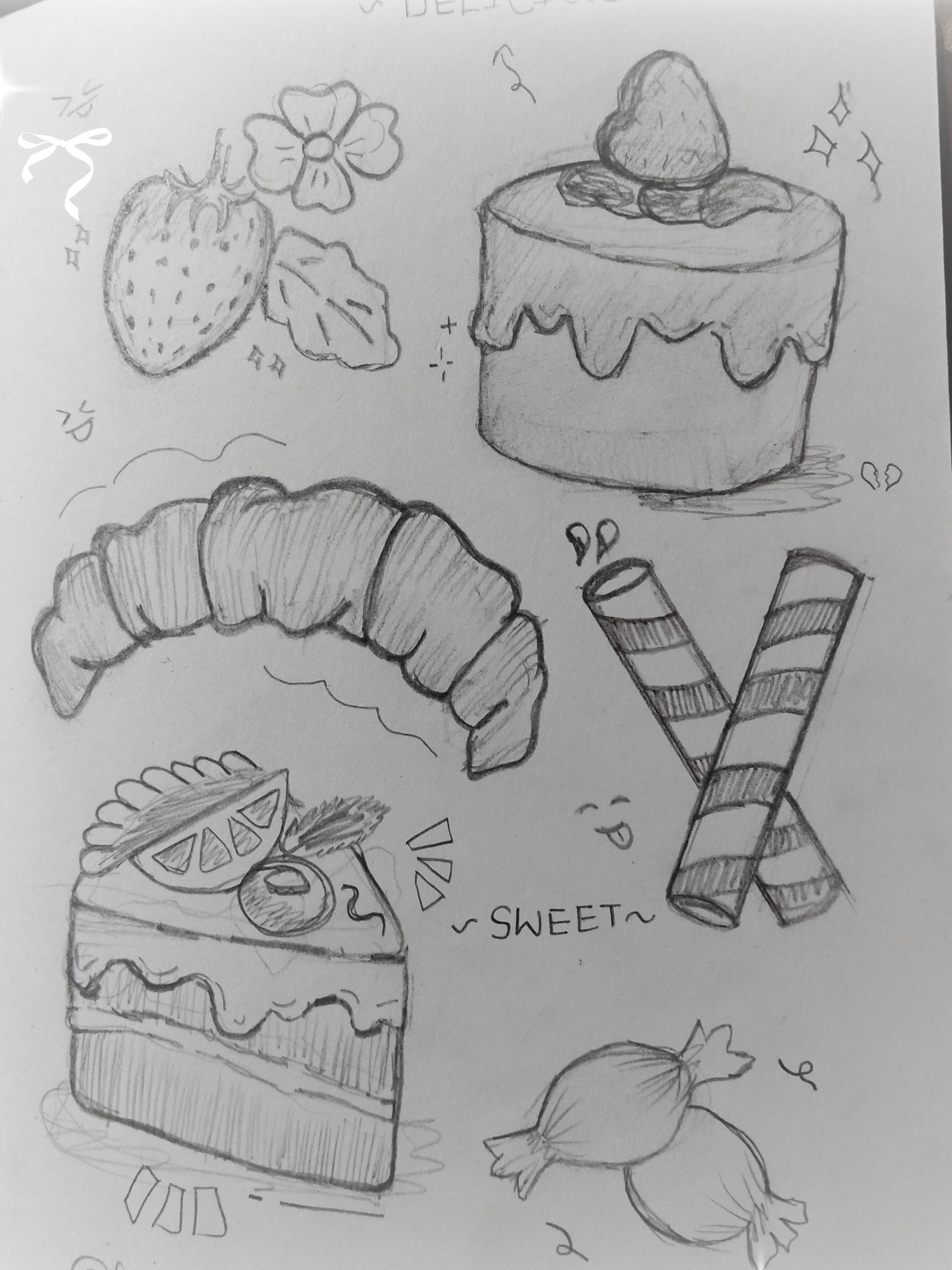 Delectable Desserts Including Cake and Candy