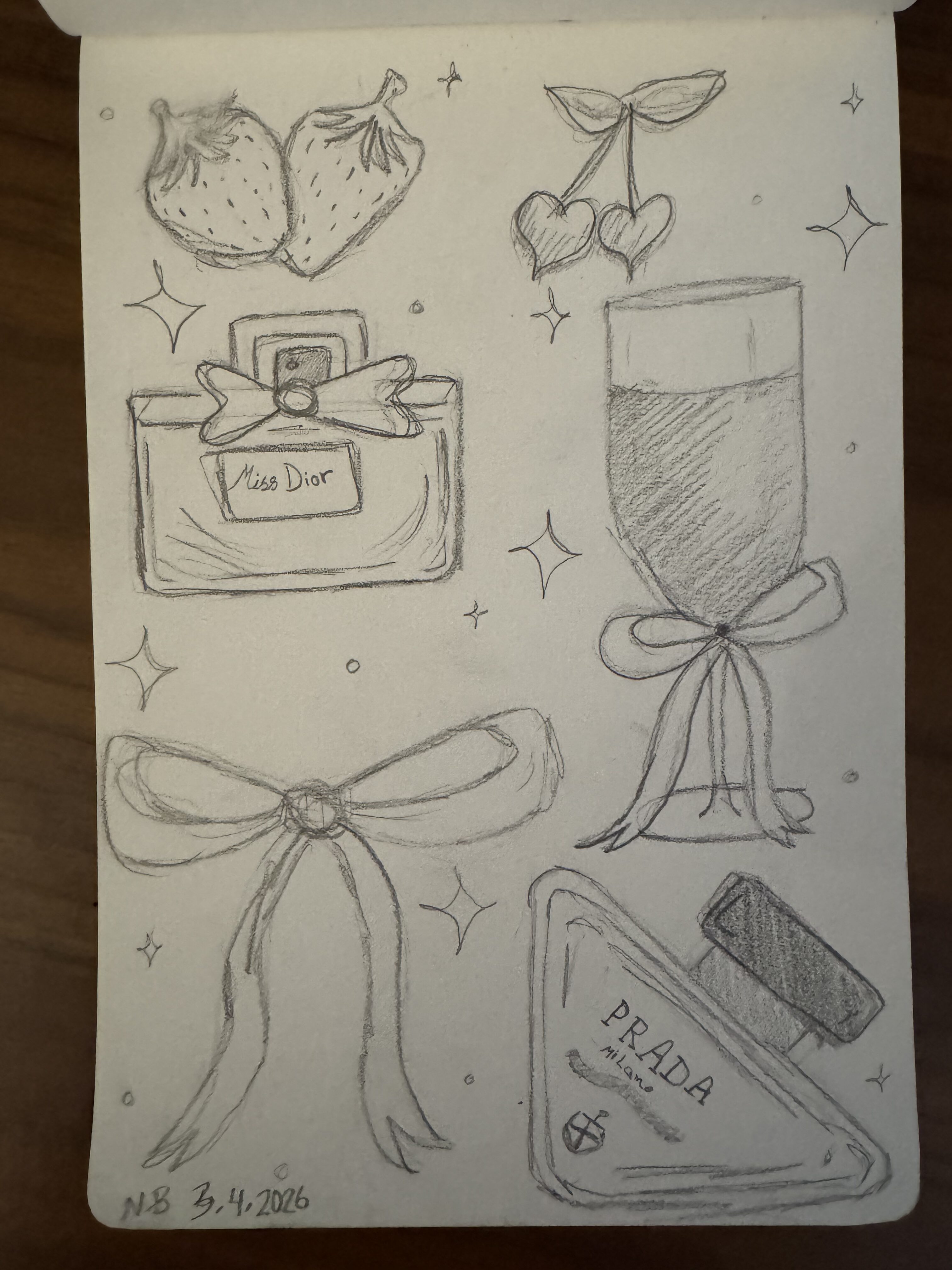 Elegant Perfume Bottles and Sweet Fruits