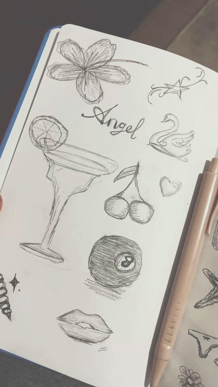 Fun Cocktail Glass with Fruit and Sweet Designs