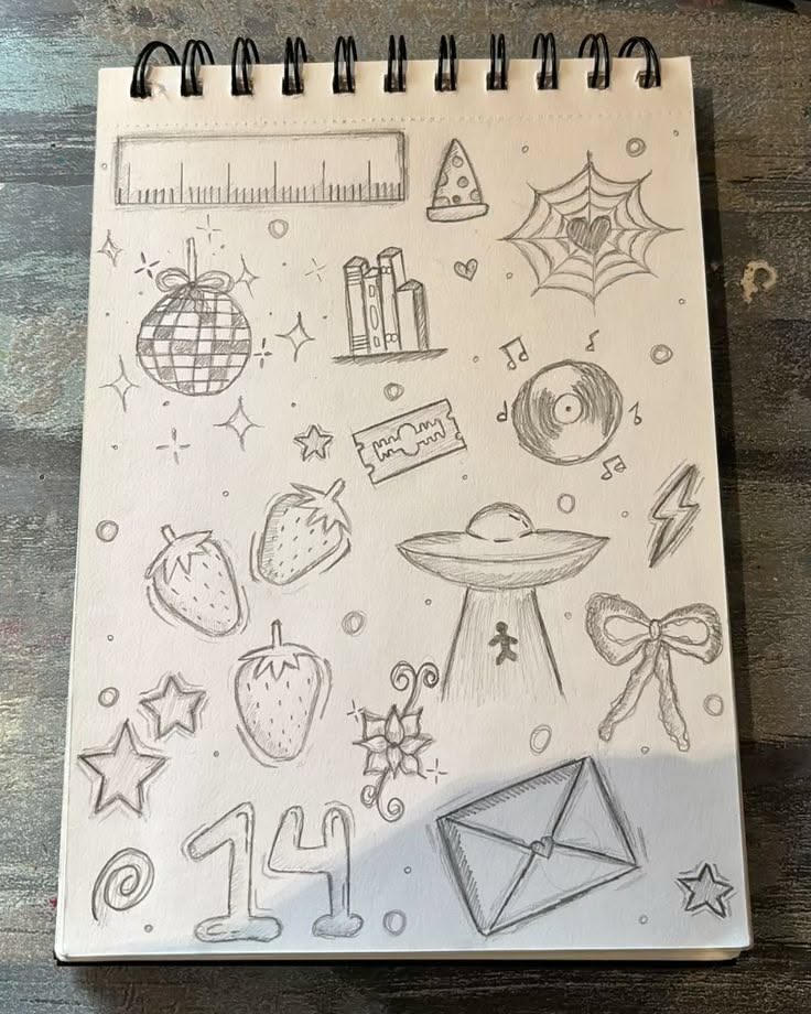Fun Doodle Collection with Disco Ball, UFO, and More