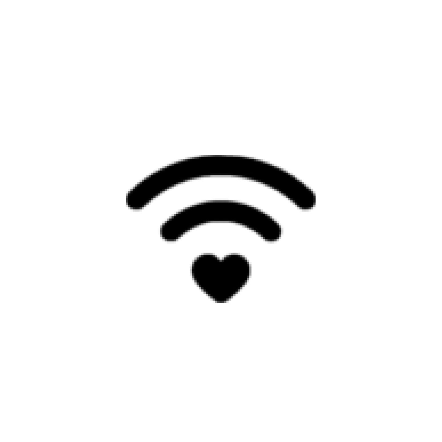 Simple Wi-Fi Signal with Heart