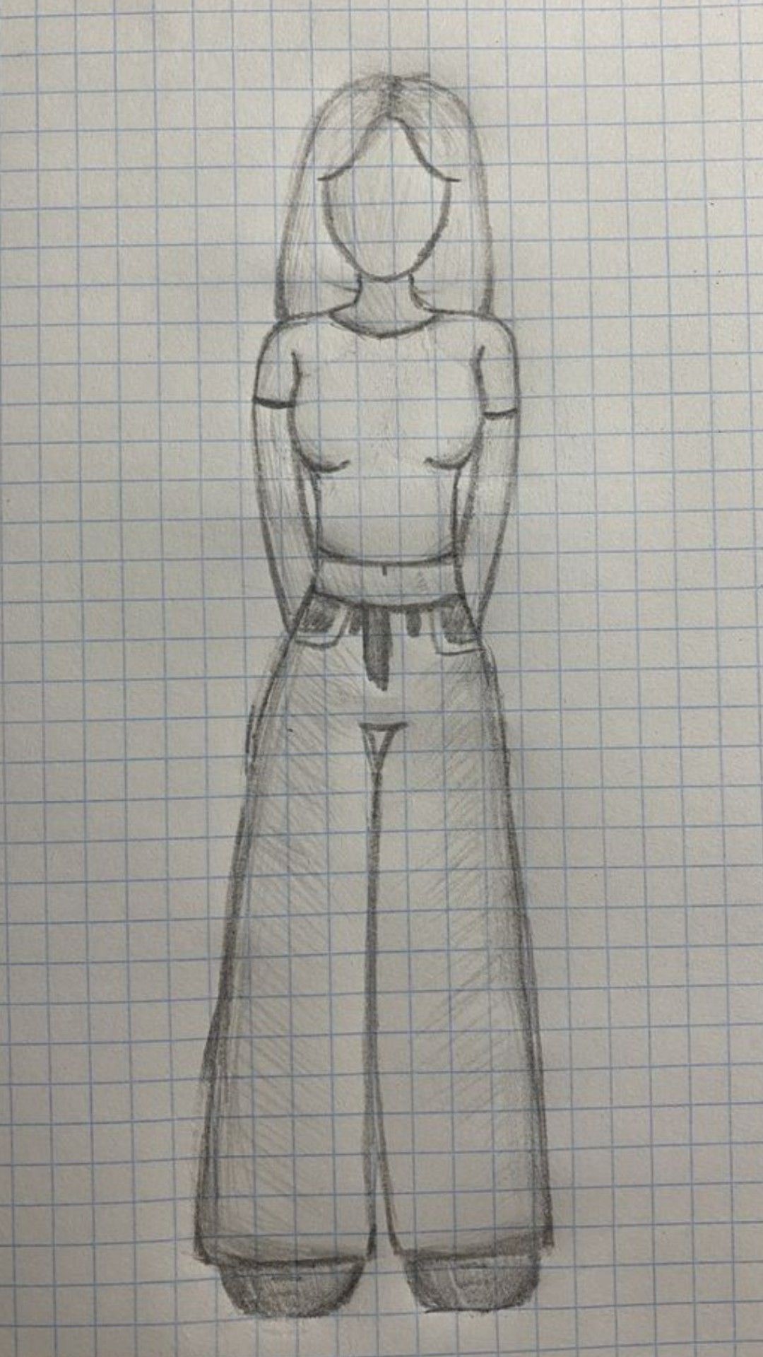 Stylish Character in Baggy Pants