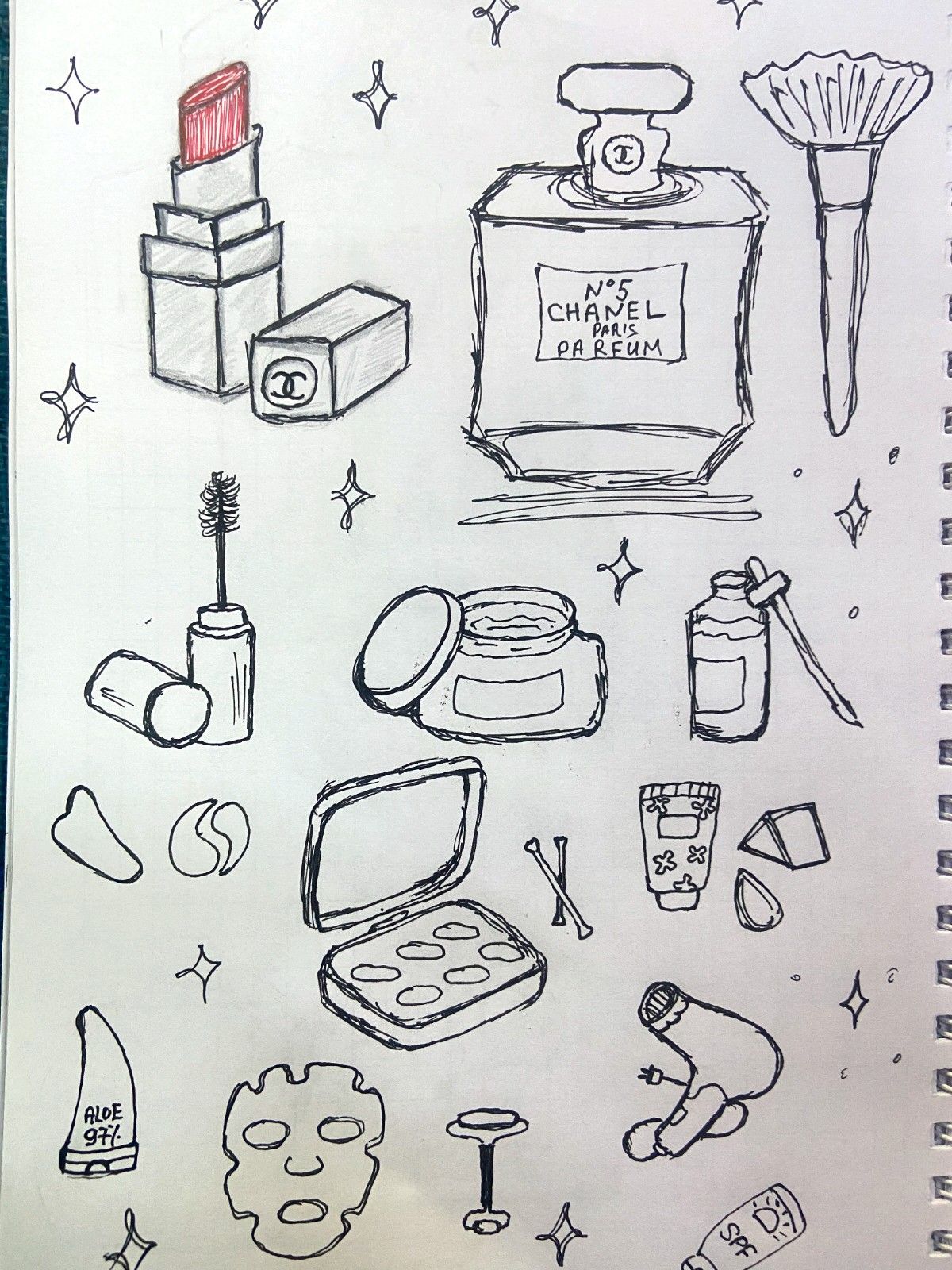 Stylish Makeup and Perfume Collection