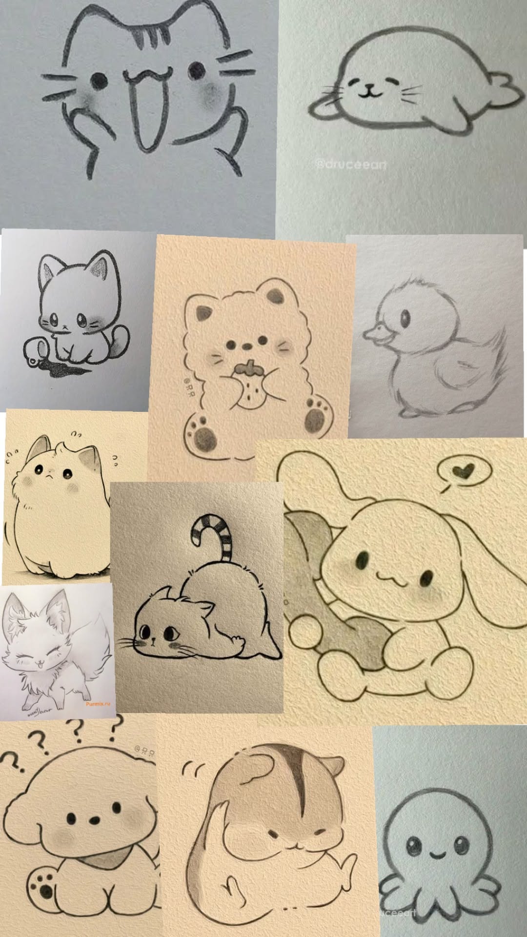 Adorable Animal Doodles for Instant Joy
