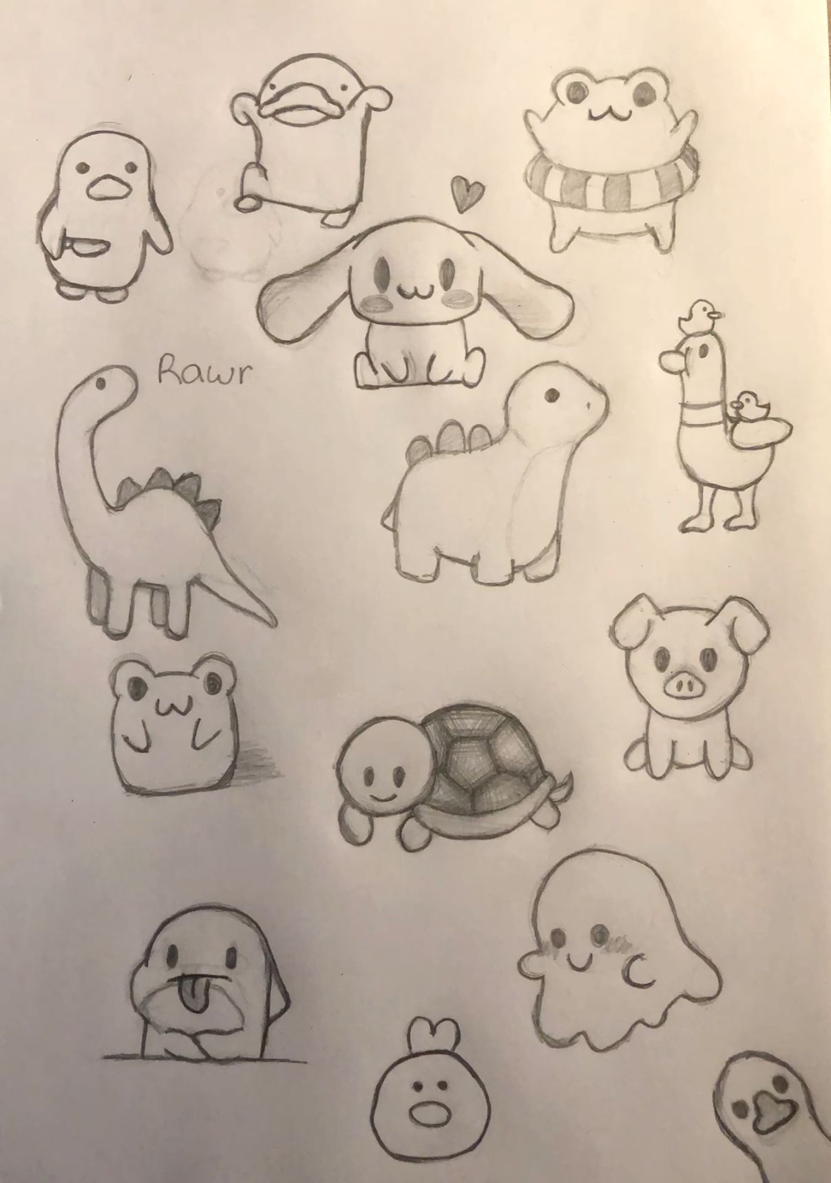 Cute Animal Doodles for Fun