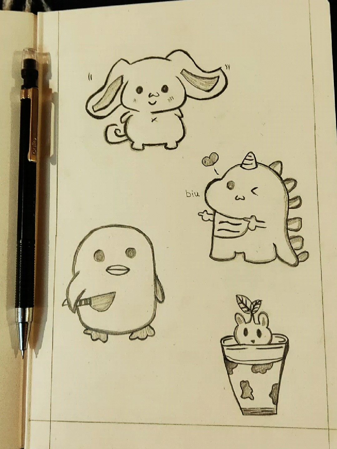 Cute Cartoon Animals Gathering in a Playful Scene