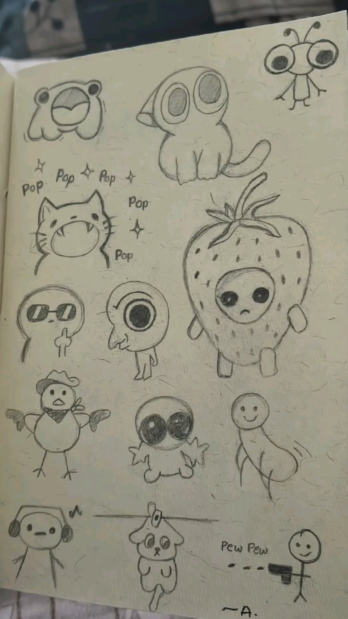Cute Cartoon Creatures and Quirky Animals
