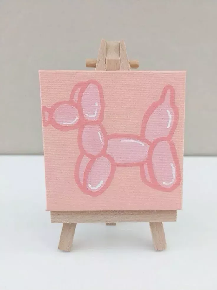 Adorable Balloon Dog Art