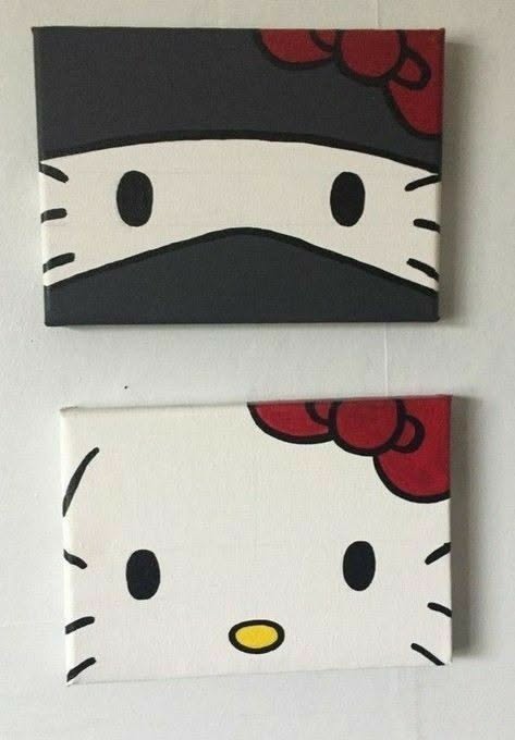 Adorable Hello Kitty Ninja Duo