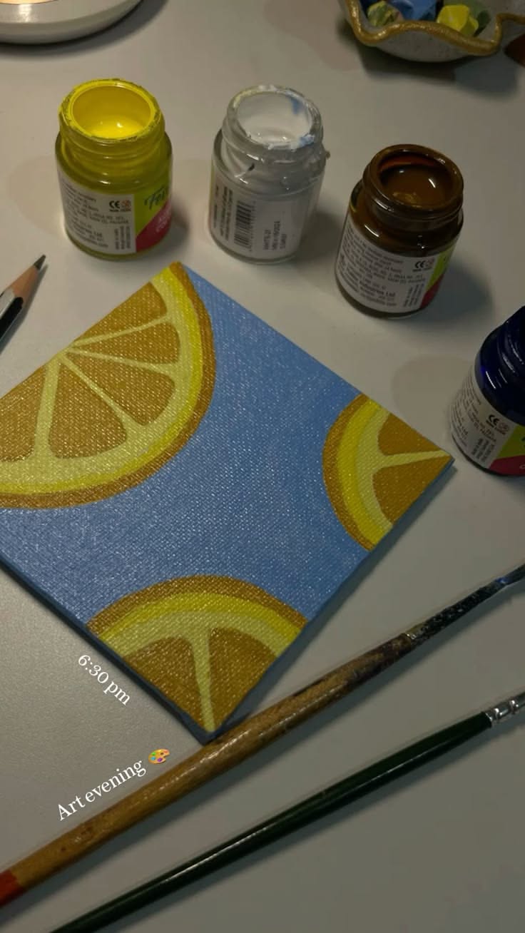 Bright Lemon Slice Design