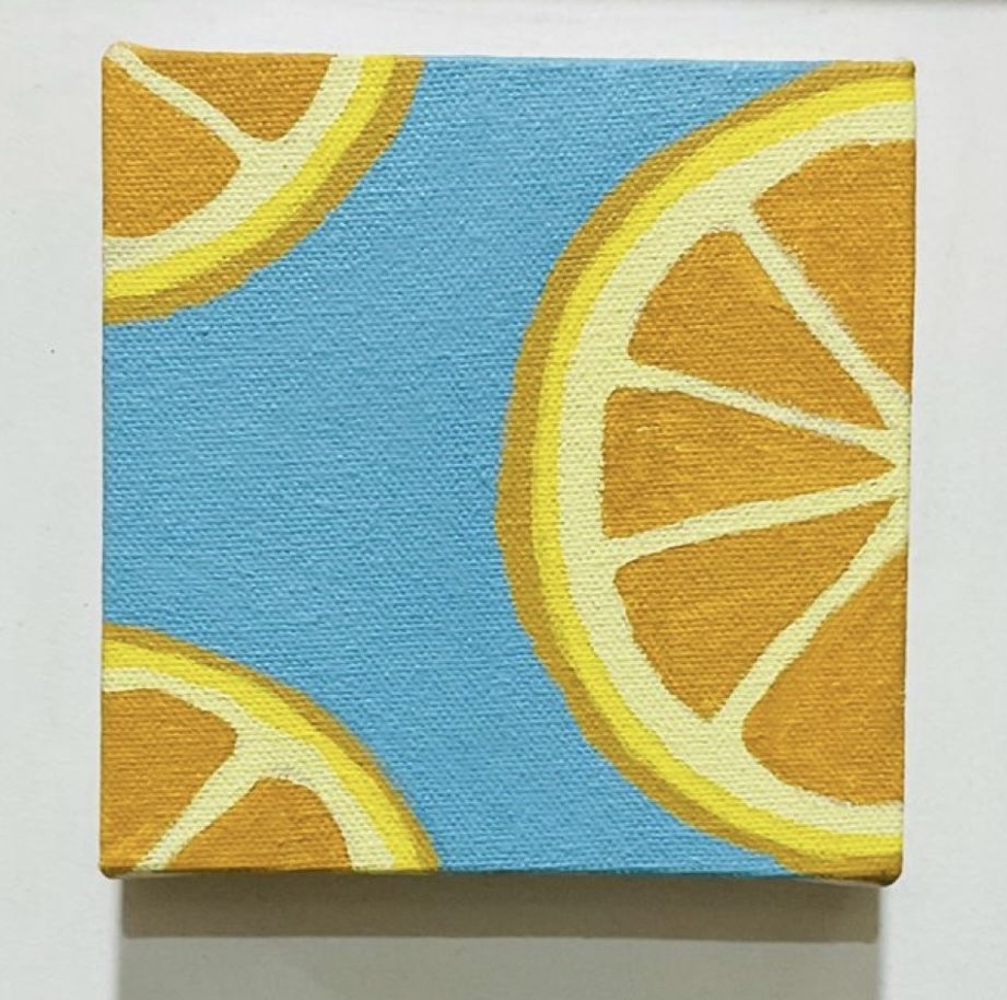 Bright Orange Citrus Slices