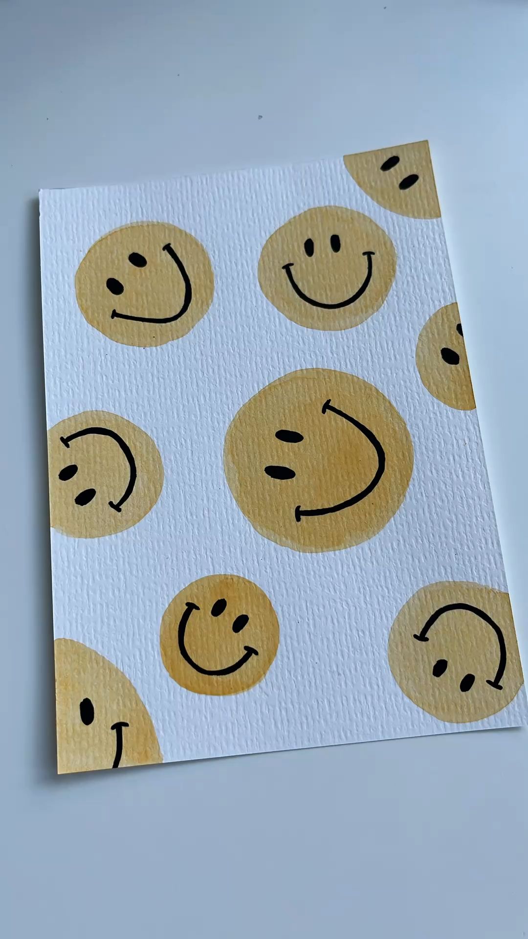 Cheerful Smiley Face Pattern