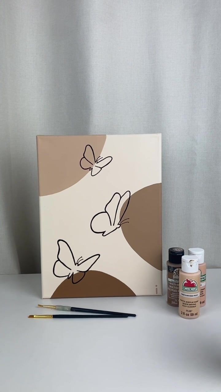 Elegant Butterfly Line Art