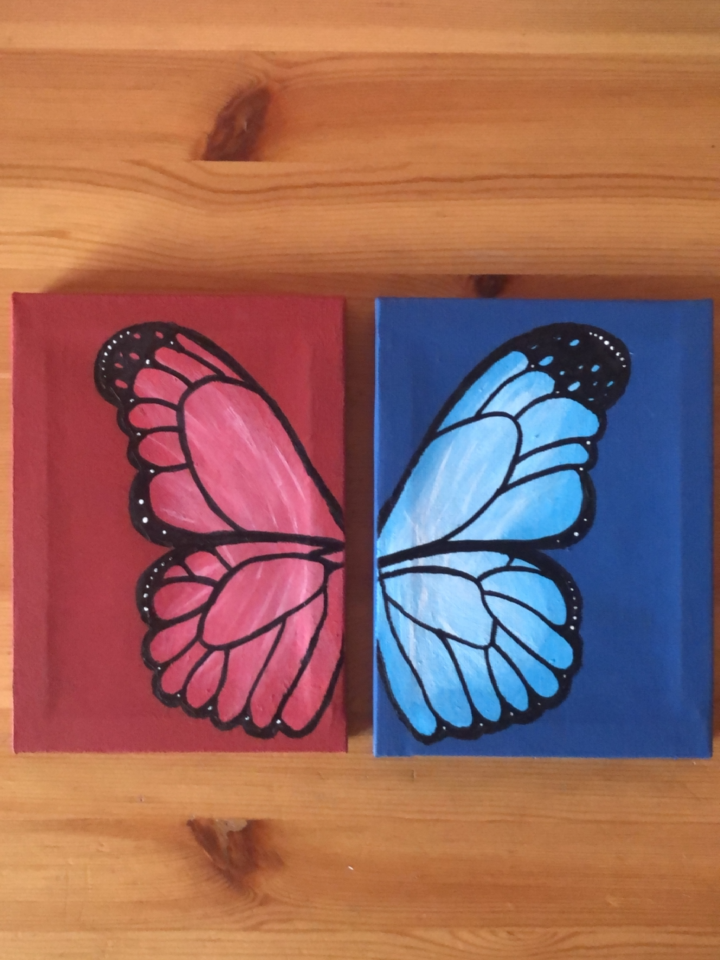 Elegant Butterfly Split Design