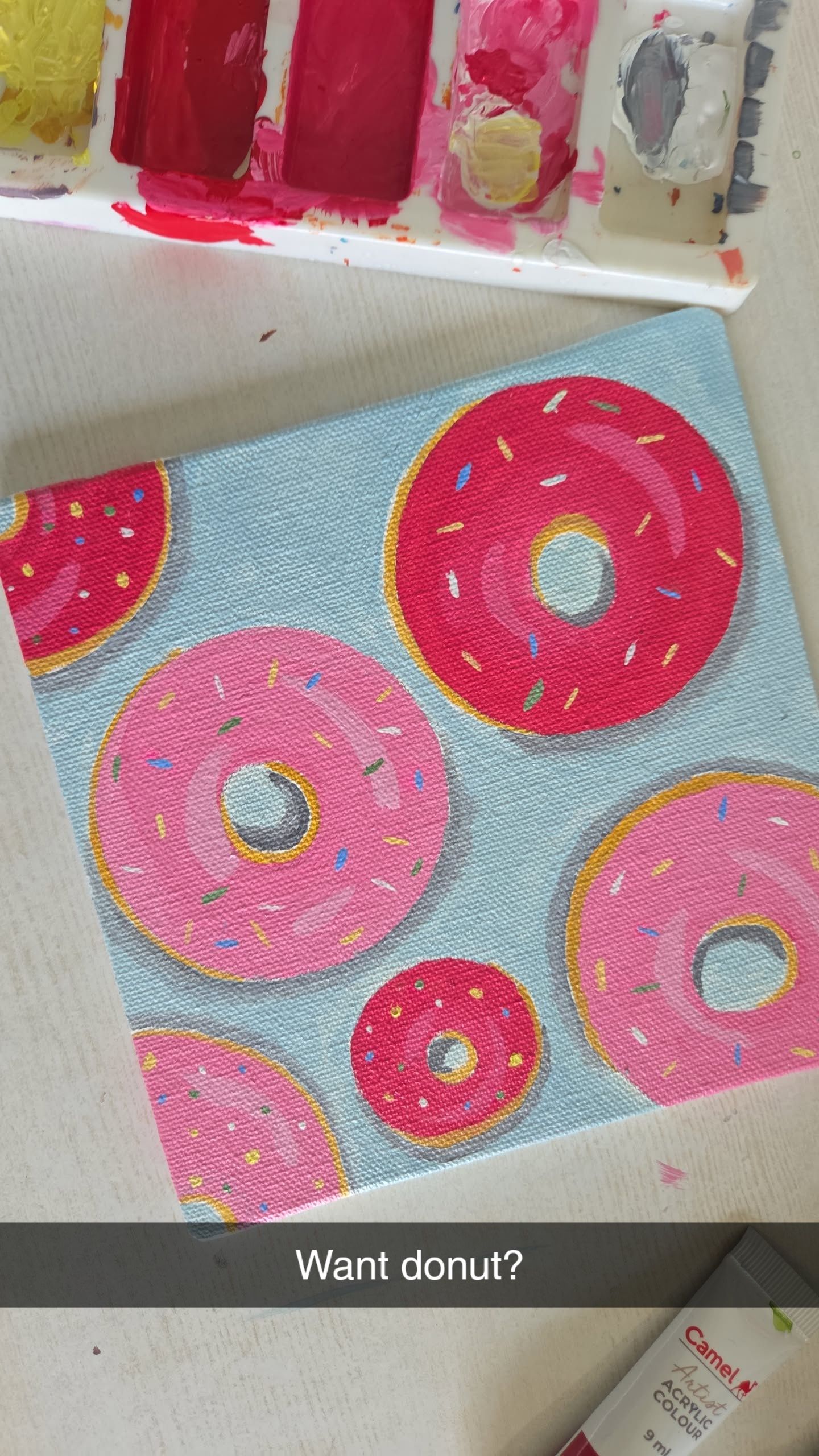 Fun and Colorful Donut Design