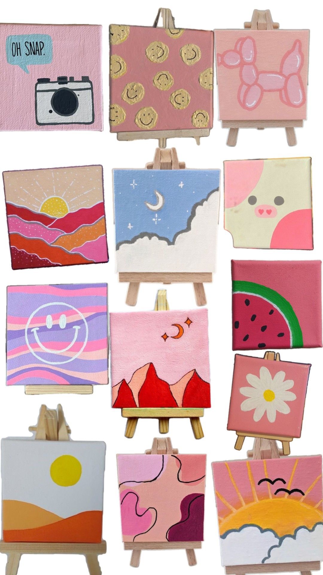 Fun and Colorful Mini Art Ideas