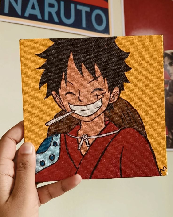 Things to Paint on a Canvas: Fun Character Illustration of a Smiling Boy