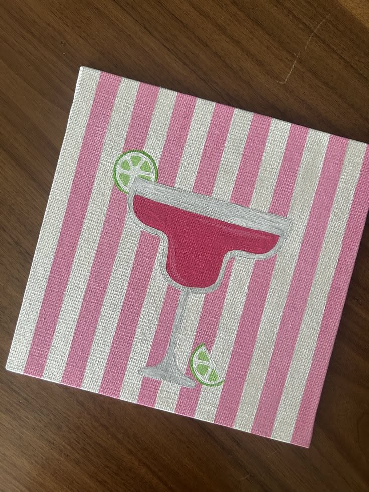 Fun Margarita with Stripes