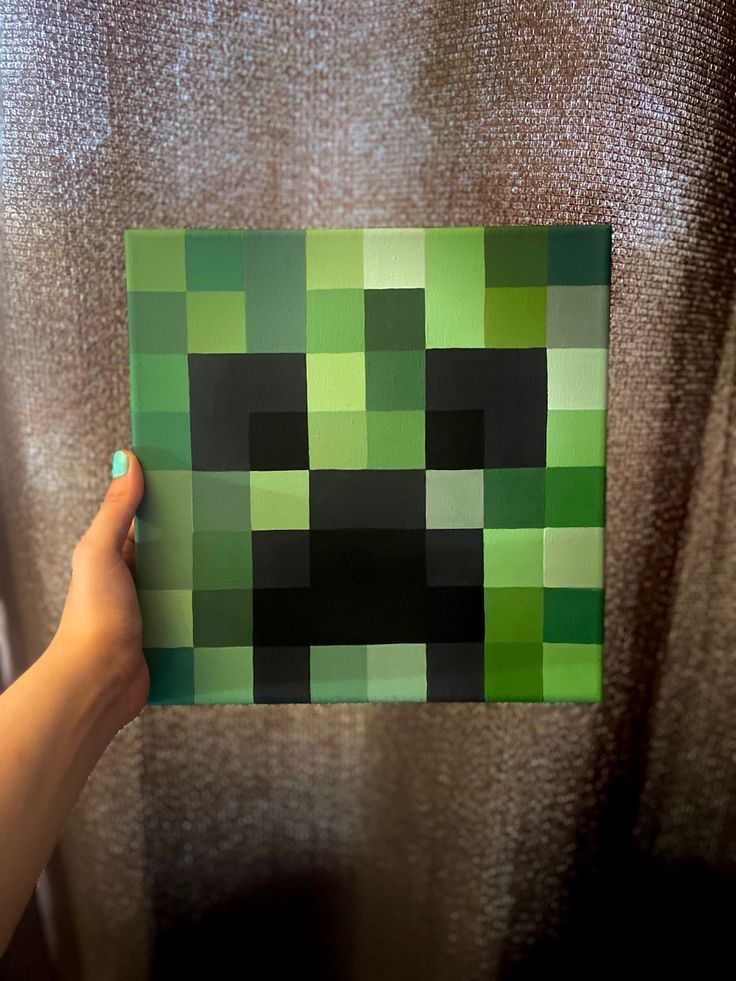 Fun Pixelated Creeper Design