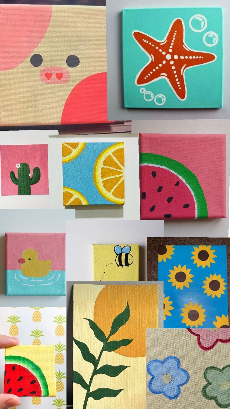 Fun Summer Fruits and Cute Animals