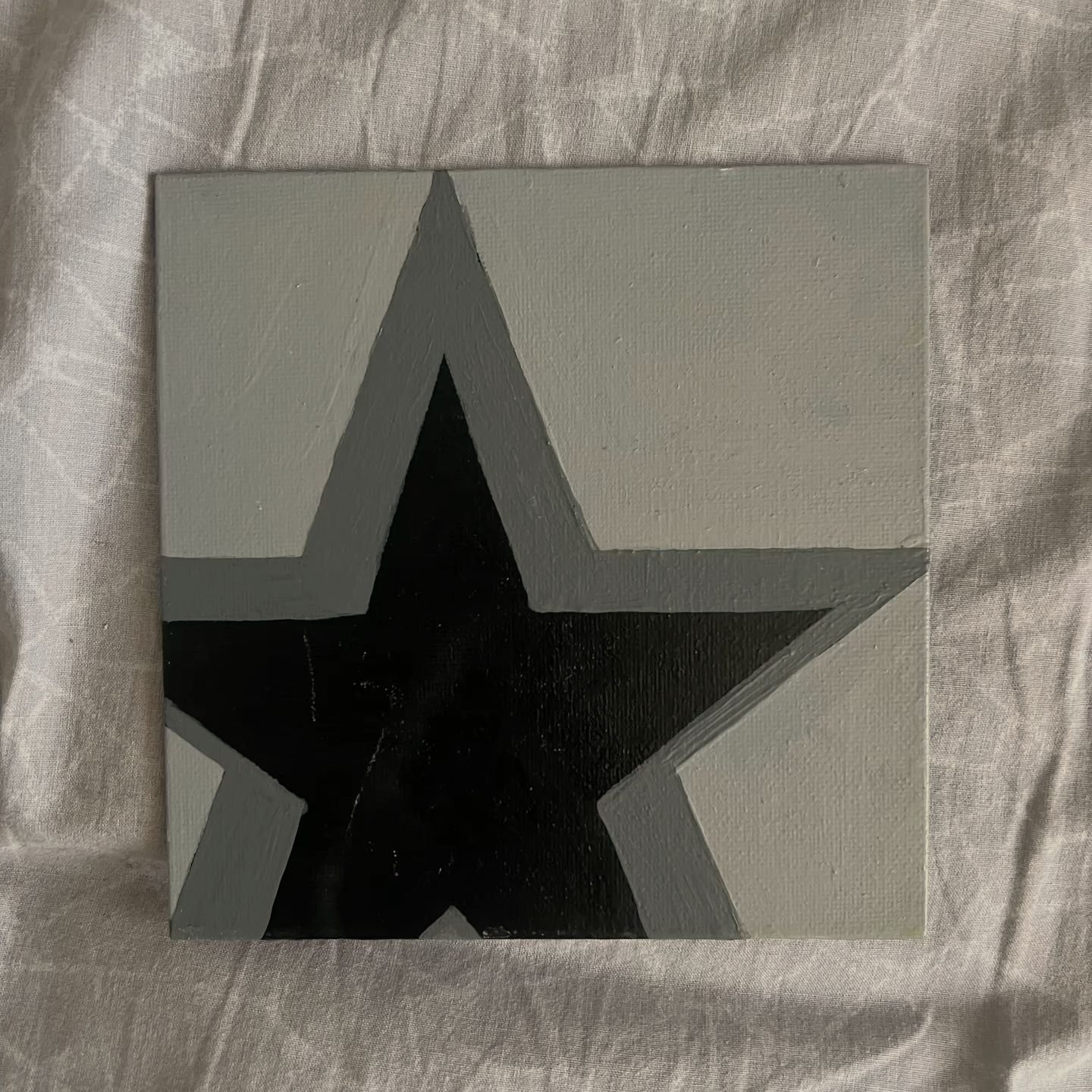 Modern Black and Gray Star